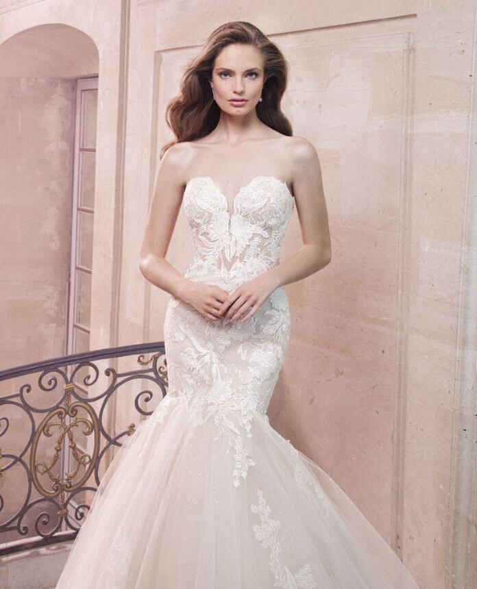 Photo of Model wearing a bridal gown by Enzoani