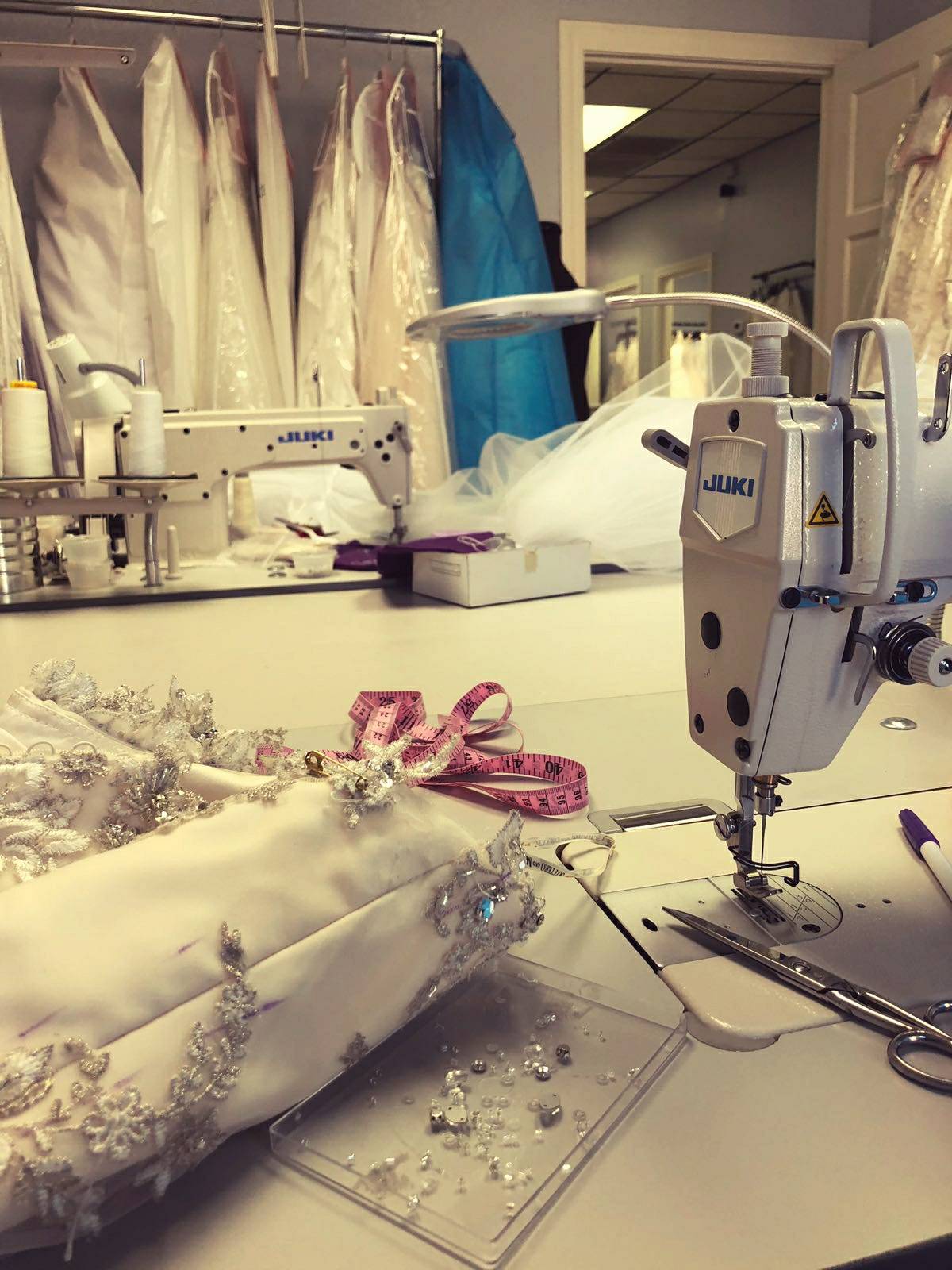 Dress alteration room